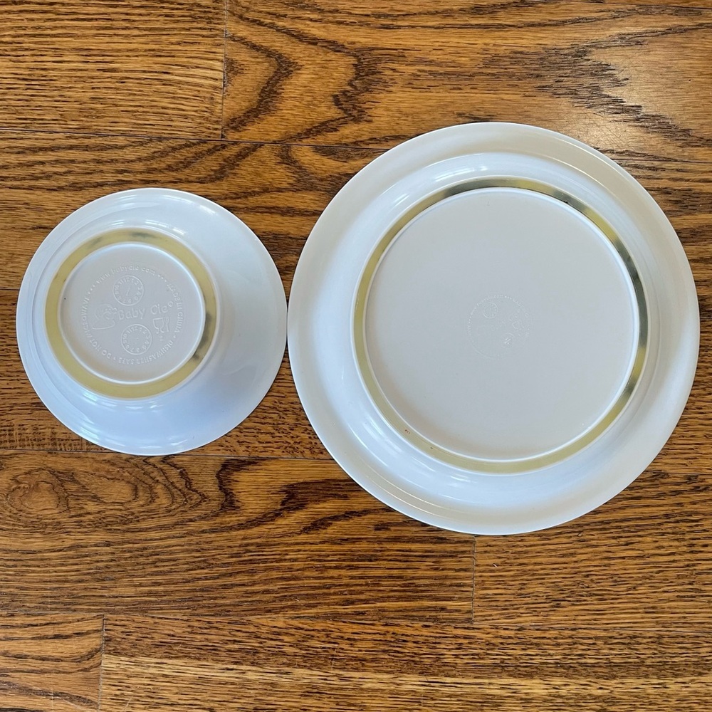 Baby Cie plate, bowl, cup, spoon, and fork - Picture 12 of 13